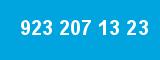 923 207 13 23